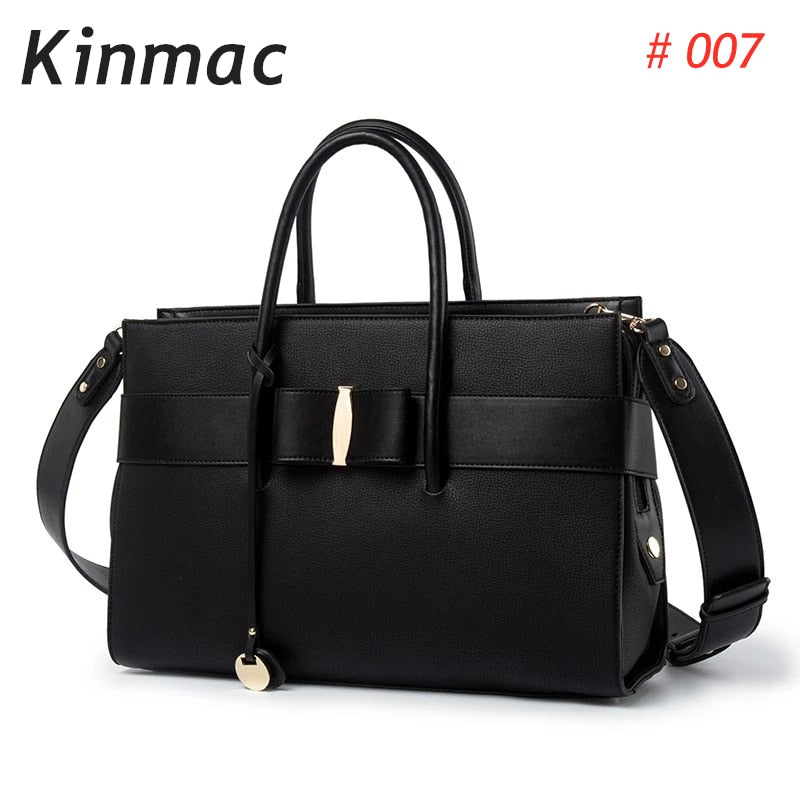 Lady Briefcase Kinmac Brand Handbag Messenger Laptop Bag 13.3 Inch,Shoulder Patchwork Women Case For MacBook Air Pro PC,Dropship