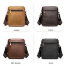 WESTAL Men's Shoulder Bag Casual Genuine Leather Messenger Bag Mini Men's Crossbody Bag Small Men's Sling Bag for Phone 7362