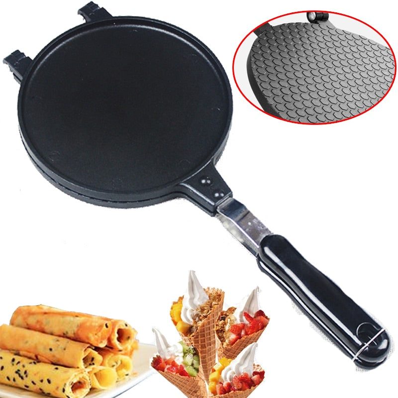 Egg Roll Mode Non-Stick Omelet Waffles For The Baking Pan Cake Aluminium Alloy Bakeware Crispy Machine Omelet Mold Bakeware Tool