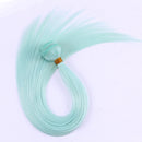 Paquetes de cabello lacio brasileño de 22 pulgadas, extensiones de cabello de cola de caballo tejido sintético de una pieza de 100 gramos para mujeres africanas