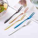 6/12 Stk. Obstgabeln Mini-Essensspieße Kinder Lunchbox Cocktail Edelstahl Kuchen Dessert Sushi Snack Picker