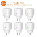 WIFI smart plug 16A EU WiFi Socket  With Timing APP Control,Compatible Alexa Google Home