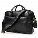 MAHEU Men Briefcase Genuine Leather Laptop Bag 15.6&quot; PC Doctor Lawyer Computer Bag Cowhide Male Briefcase Cow Leather Men Bag