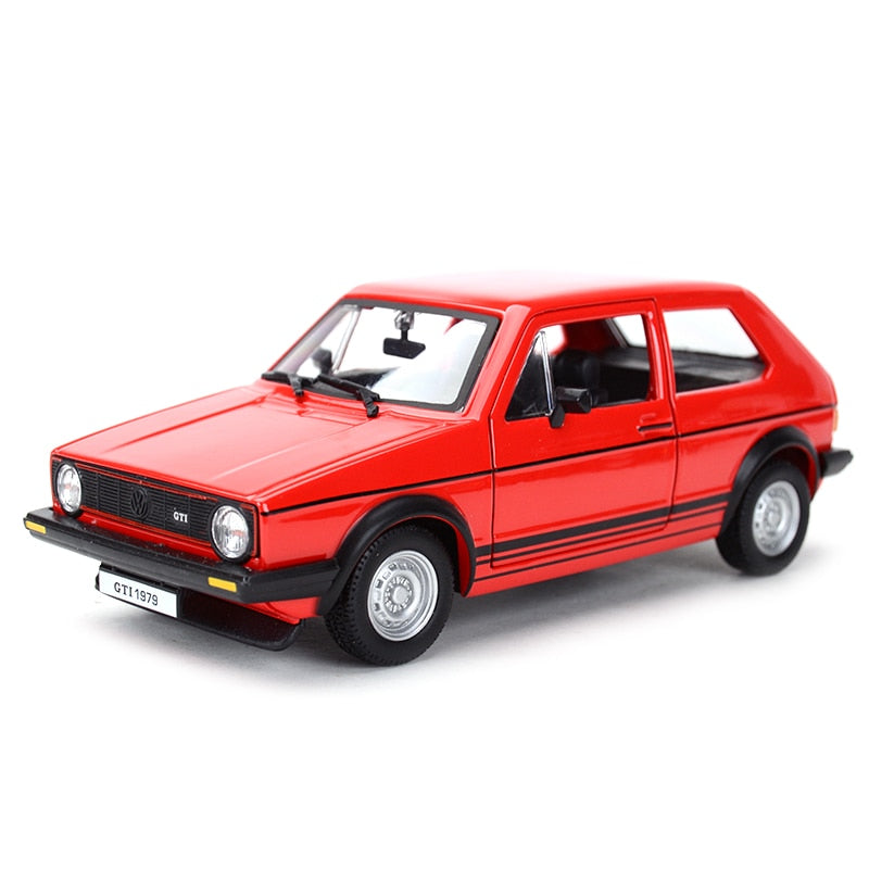 Bburago 1:24 1979 Golf MK1 GTI Hot Hatch Static Die Cast Vehicles Collectible Model Car Toys