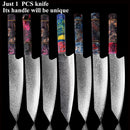 XITUO Damascus Chef Knife 8" Inch Japanese Kitchen Knife Sharp Gyuto Slice Cleaver Santoku Stable Solid Wood Handle Cooking Tool