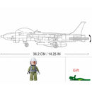 404PCS Air Force F-14 Panda Fighter Model Bricks Aircraft Plane Aviation Creative War Military Building Blocks Toys for Children