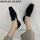 Fashion Square Toe Flats Shoes Women Slip On Loafers Comfortable Ballet Zebra Snake Pattern Shoe Big Size 35-41 Zapatillas Mujer