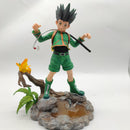 27cm Hunter x Hunter Gon Freecss &amp; Killua Zoldyck Anime PVC figura de acción juguete GK juego estatua figurita colección modelo muñeca regalo