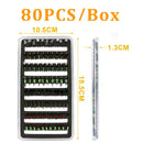 32/50/214PCS Fly Fishing Lure Dry Wet Flies Nymph Streamer Artificial Pesca Bait Lure Carp Trout Pesca Fishing Tackle Fly Box