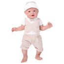 IVITA WB1513 59cm 5210g Original completo de silicona Reborn Baby Dolls ojos abiertos recién nacido vivo riendo bebés juguetes para niños regalo
