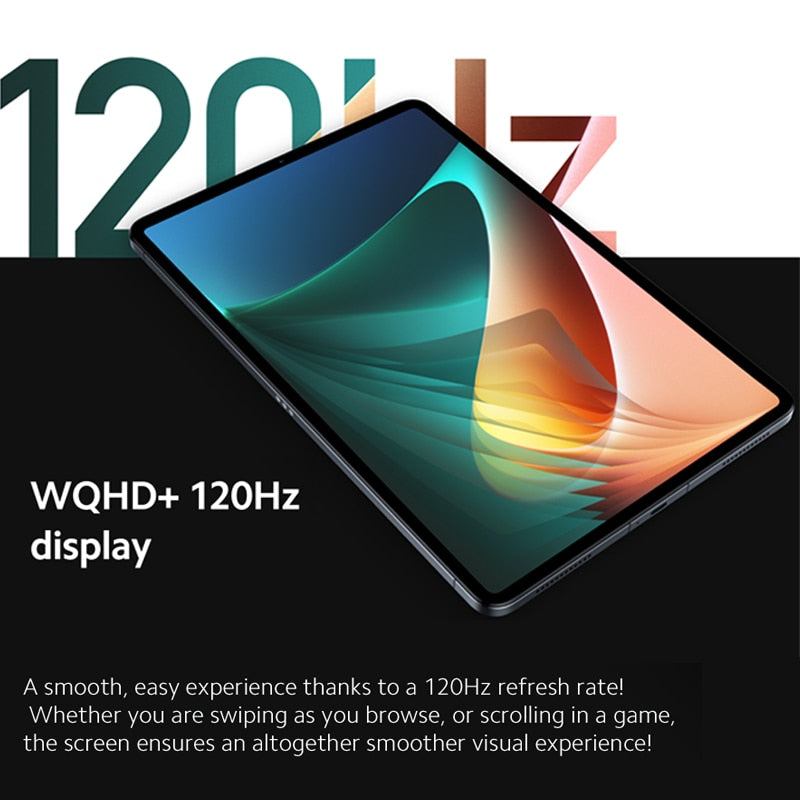 World Premiere Global Version Xiaomi Mi Pad 5  11&#39;&#39; WQHD+ 120Hz Display Snapdragon 860 4 Stereo Speakers 8720mAh MI Tablet 5