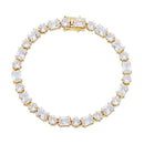 TOPGRILLZ 6mm Bracelets High Quality Round and Square Iced Out Cubic Zirconia Women&