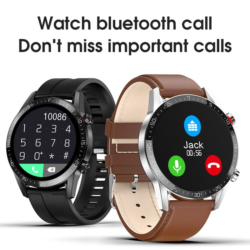 Reloj inteligente todo en 1 2021, reloj inteligente de 1,3 pulgadas, pantalla completa, frecuencia cardíaca, presión arterial, IP68, llamada bluetooth para hombres, Android IOS