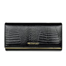 Beth Cat Women Wallet and Purses Genuine Leather Female Coin Card Holder Purse Ladies Money Bags Alligator Cow Wallets