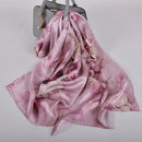 [BYSIFA] New Luxury Pure Silk Scarf Shawl Women Spring Autumn Long Scarves Ladies Brand 100% Silk Neck Scarf Foulard 175*52cm