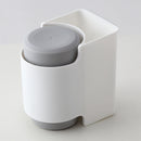 Toothbrush Holder Toothpaste Rack Mouthwash Cup  Strong Adsorption Hanging Storage Rack With Cup  Bathroom Accessory