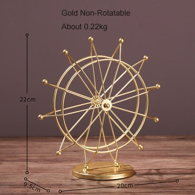 Home Decoration Crafts Accessories Simple Modern Room TV Cabinet Wine Cabinet Decoration Rotating Ferris Wheel Small Decorations