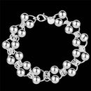 Hot sale silver color bracelet beautiful flowers for women classic high quality fashion jewelry wholesale JSH-lh013