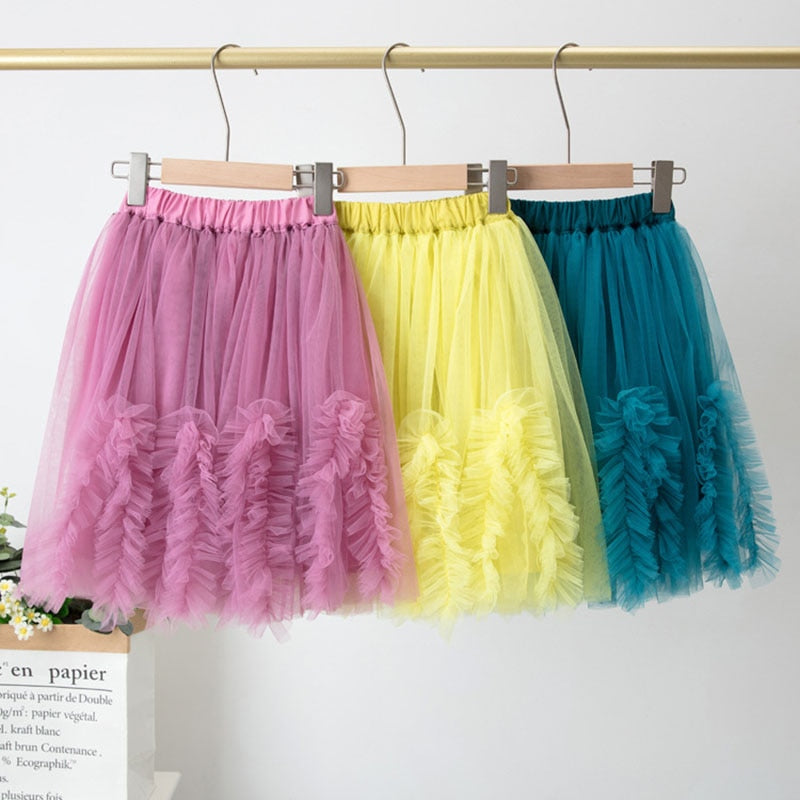 Teen Girls Skirts Embroidery Kids Sequin Skirt for Girls 2022 Summer Dance Long Skirt Princess Skirt Elastic Waist Child Clothes