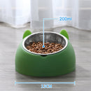 HOOPET Pet Automatic Feeder For Cat Dog Bowl Cat Dispenser Bowl With Raised Stand for Pet Cat Pet Supplies