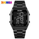 SKMEI 2 Time Men Digital Sport Watches Brand Countdown Stopwatch Fashion LED Electronic Wristwatch Male Reloj Hombre