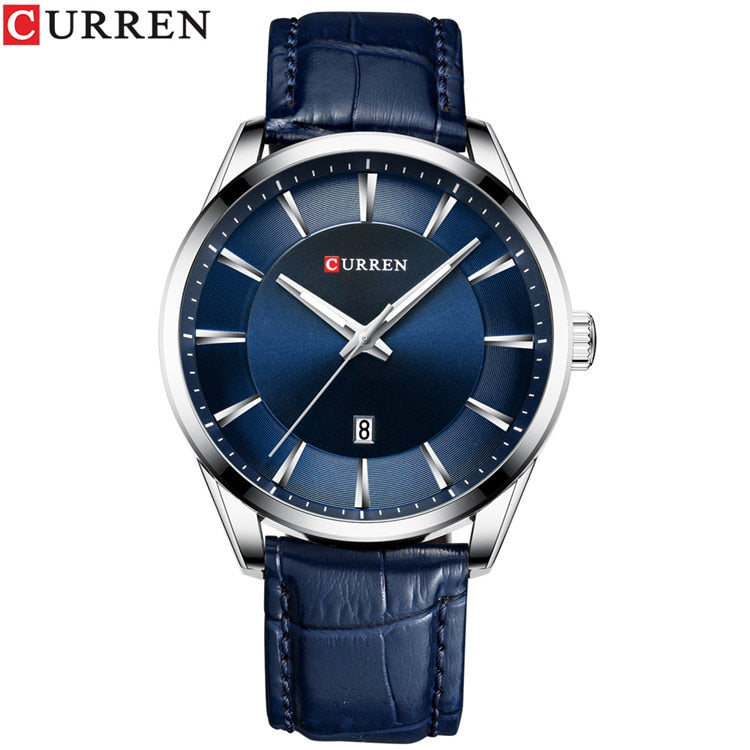 CURREN Neue Quarzuhren für Männer Lederband Männliche Armbanduhren Top Luxusmarke Business Herrenuhr Reloj Hombres