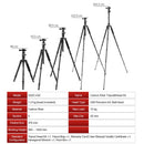 KINGJOY G22C Professional Carbon Fiber Tripod For Digital Camera Tripode Suitable For Travel Top Quality Camera Stand 143cm Max