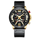 CURREN Luxury Brand Men Analog Leather Sports Watches Men&