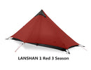 3F UL GEAR Lanshan 2 Rodless Tent 2 Person Professional 15D Silnylon Tent Outdoor Ultralight Camping Tent 3 4 Season tent