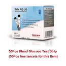 Sinocare Safe AQ UG mg/dL Blood Glucose & Uric Acid Meter & Glucose / Uric Strips for Diabetics Gout Glucose Meter Multi-package