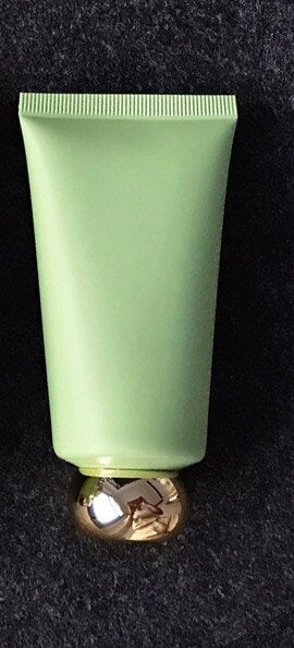 50ml Frost Plastic Soft Bottle Matte Green 50g Cosmetic Cream Facial Cleanser Container Toothpaste Lotion Tube Free Shipping