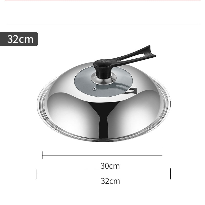 Chinese Traditional Handmade Iron Wok Non-stick Pan Non-coating Gas and Induction Cooker Cookware Kitchen pot  pans