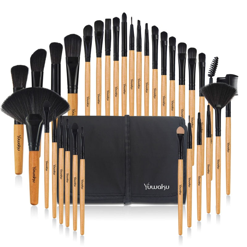 32Pcs Makeup brushes Sets With Bag Eye shadow Eyebrow highlighter Brush Kits Cosmetic Foundation brushes pincel maquiagem