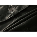 Mountainskin Leather Jacket Mens 2022 Winter Long Men's Motorcycle PU Windbreaker Fashion Slim Fit Male Brand Clothing 6XL SA810