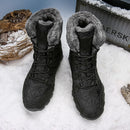 Super Warm Winter Men Snow Boots Outdoor Suede Leather Boots Men Winter Shoes Man High Mid-Calf Keep Warm Botas Hombre