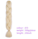 Black Star Hair Ombre Jumbo Extensiones de cabello trenzado Trenzas retorcidas de 24 pulgadas Fibra de cabello sintético para trenzado retorcido para mujeres