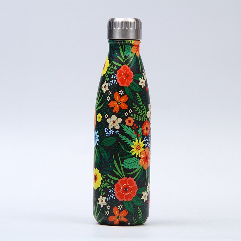 179-202 LOGO Custom Stainless Steel Water Bottle For Water Thermos Vacuum Insulated Cup DoubleWall Travel Drinkware Sports Flask