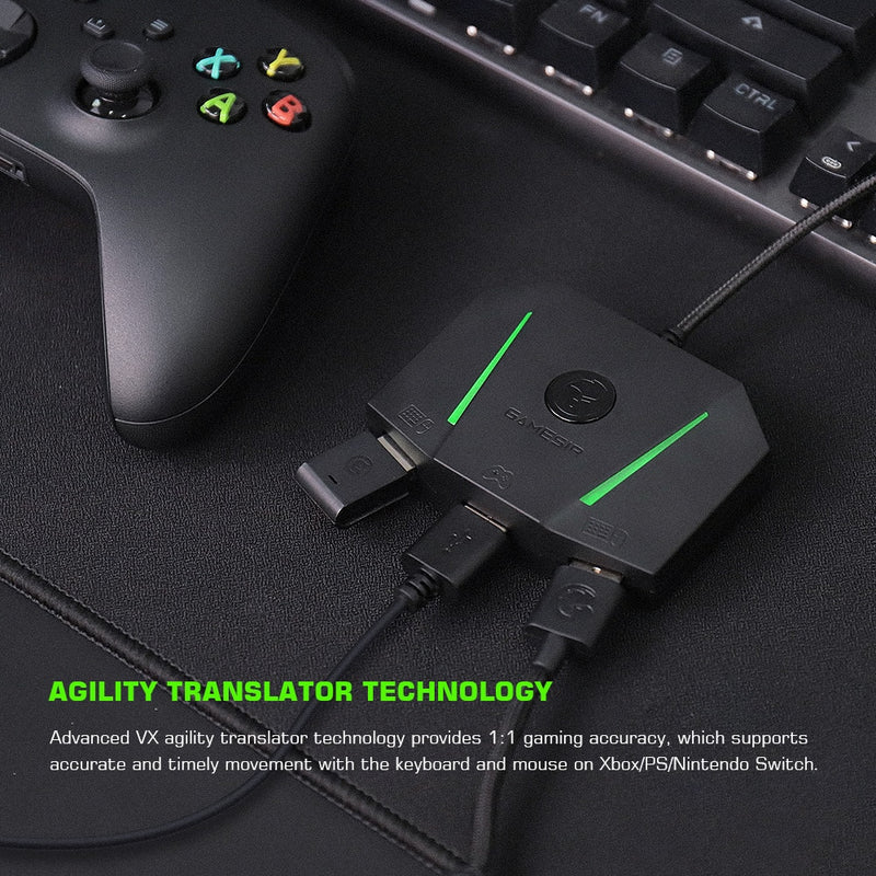 GameSir VX2 AimSwitch VX AimBox Tastatur-Maus-Adapter für Xbox Series X / Xbox Series S / PlayStation 4 / PS4 / Nintendo Switch