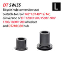 DT SWISS FreeHub dt240 350 1700 Caps MTB Bicycle Hubs Converters Mountain Bike End  Adapter QR Or THRU  Adaptor HG/XD/MS BOOST