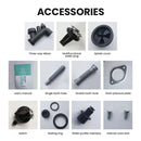 MIUI Continuous Feed Garbage Disposal with Sound Reduction,1/2 HP Food Waste Disposer with Stainless Steel Grinding System