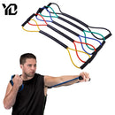 MMA Boxing Resistance Training Rubber Bands Speed Training Pull Rope Muay Thai Karate Workout Power Strength Gym Equipment