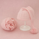 Envolturas suaves para fotos de bebés con sombrero, conjuntos de 2 uds., manta envolvente para fotografía de niños y niñas recién nacidos, accesorios de utilería para fotos infantiles