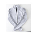 Conjuntos de 2 piezas para mujer, conjuntos de Yoga, ropa de gimnasio sin costuras, abrigo deportivo, mallas de cintura alta, traje deportivo para niña, ropa deportiva