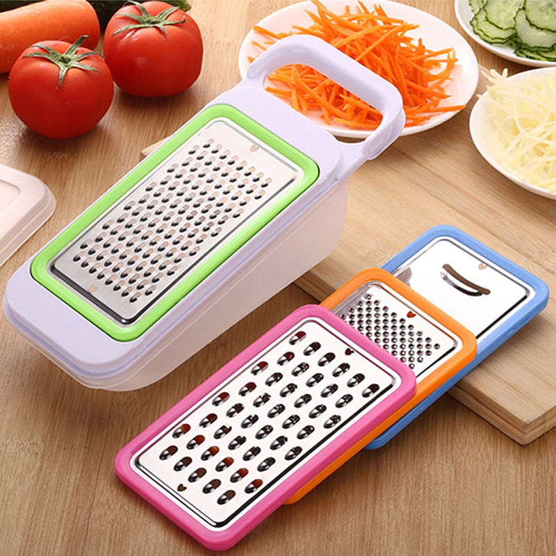 6 Blades Nicer Quick Stainless Steel Vegetable Dicer Chopper 5 in 1 Multi-Functional Kitchen Onion Vegetable Cutter Slicer