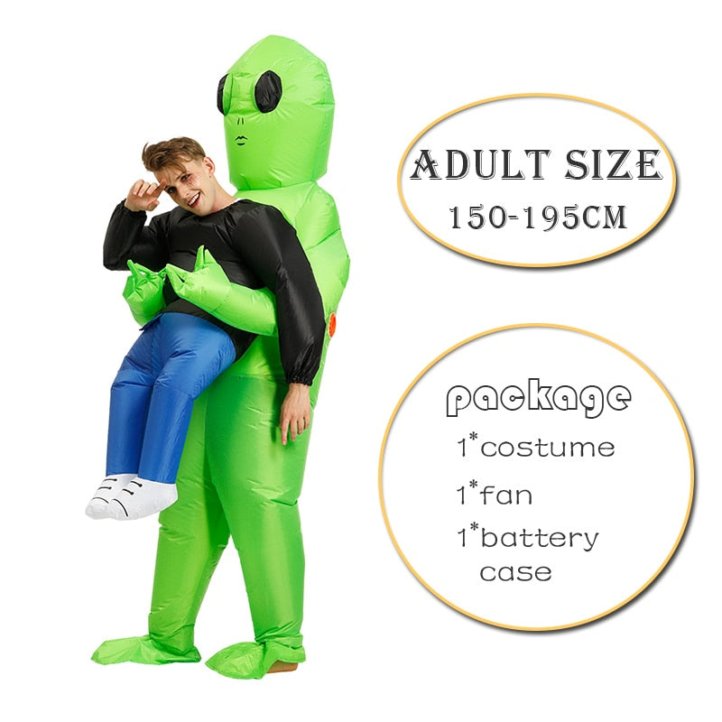 Disfraz inflable de extraterrestre para adultos, disfraz de fiesta de Purim, disfraz de carnaval, disfraz de Halloween para niños y niñas
