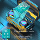 Auriculares TWS Bluetooth 5,0, caja de carga de 3000mAh, auriculares deportivos impermeables, auriculares estéreo 9D, auriculares con batería externa