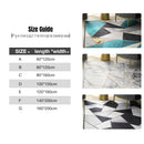 Geometric Carpet for Living Room Velvet Rug Kids Bedroom Bedside Rugs Soft Square Fluffy Carpets Home Sofa Table Decor Mat