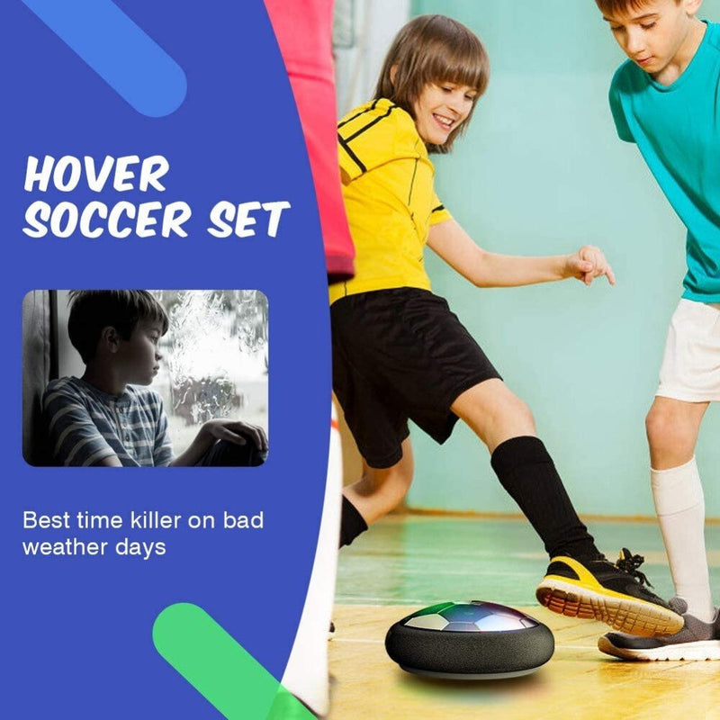 Air Power Hover Soccer Ball Light Flashing Ball Air Power Football Toys Home Game Gliding Soccer Stress Indoor Balls Boy Gift