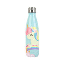LOGOTIPO Personalizado Unicornio de Dibujos Animados Linda Botella de Agua Termo Botella de Acero Inoxidable Mantener Fría Cola Botella de Bebida Deportiva para Viajes