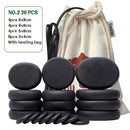 Tontin Hot Stone Massage Set Heater Relieve Stress SPA Solan Health Care Lava Basalt round massage tool Stones CE RoSH
